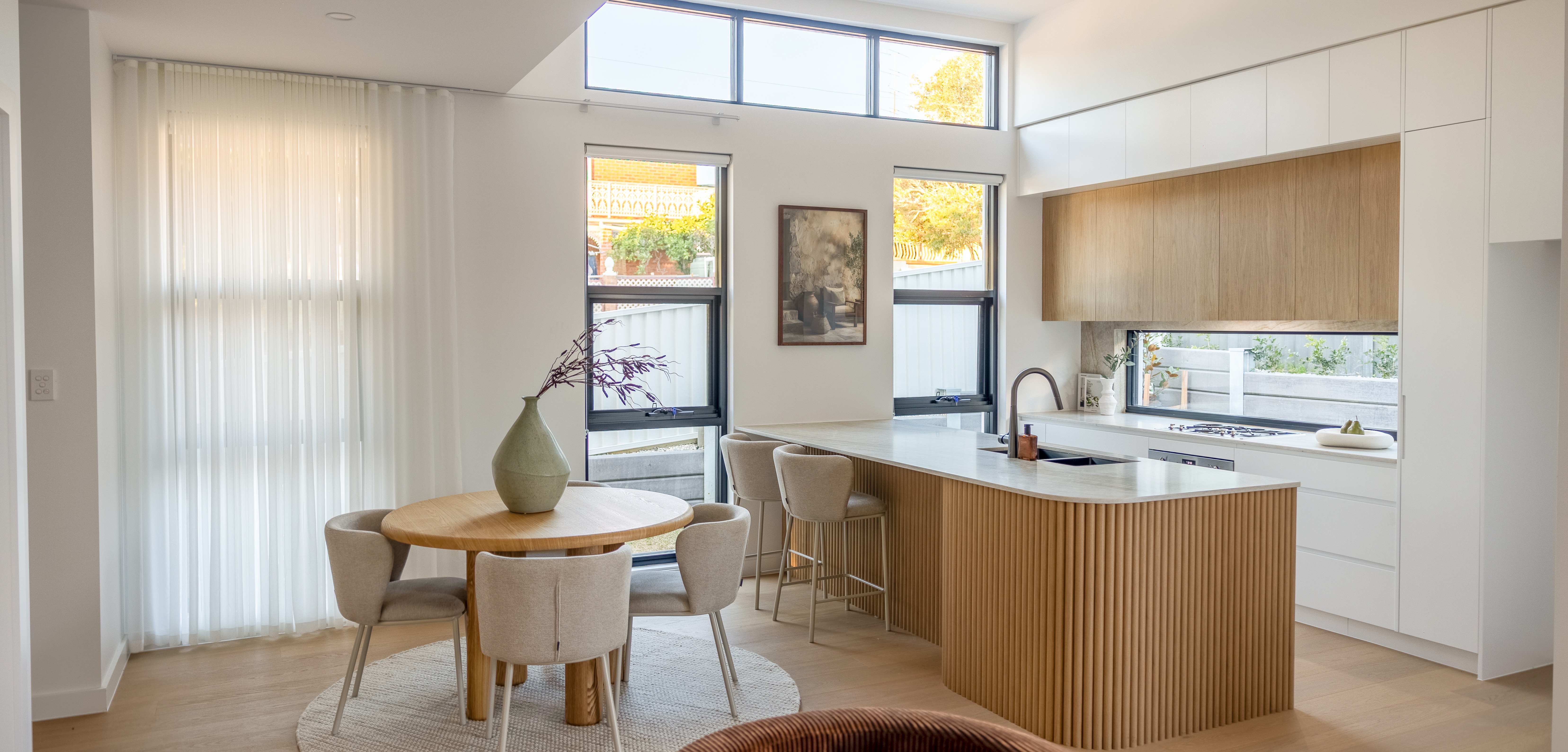 Kitchen and dining interior